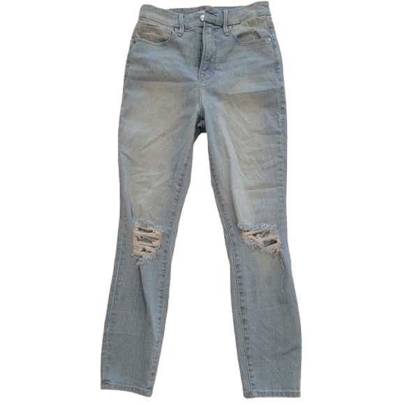 Good American Denim - Good American Good Legs light wash Skinny Denim distressed Jeans size 4 / 27